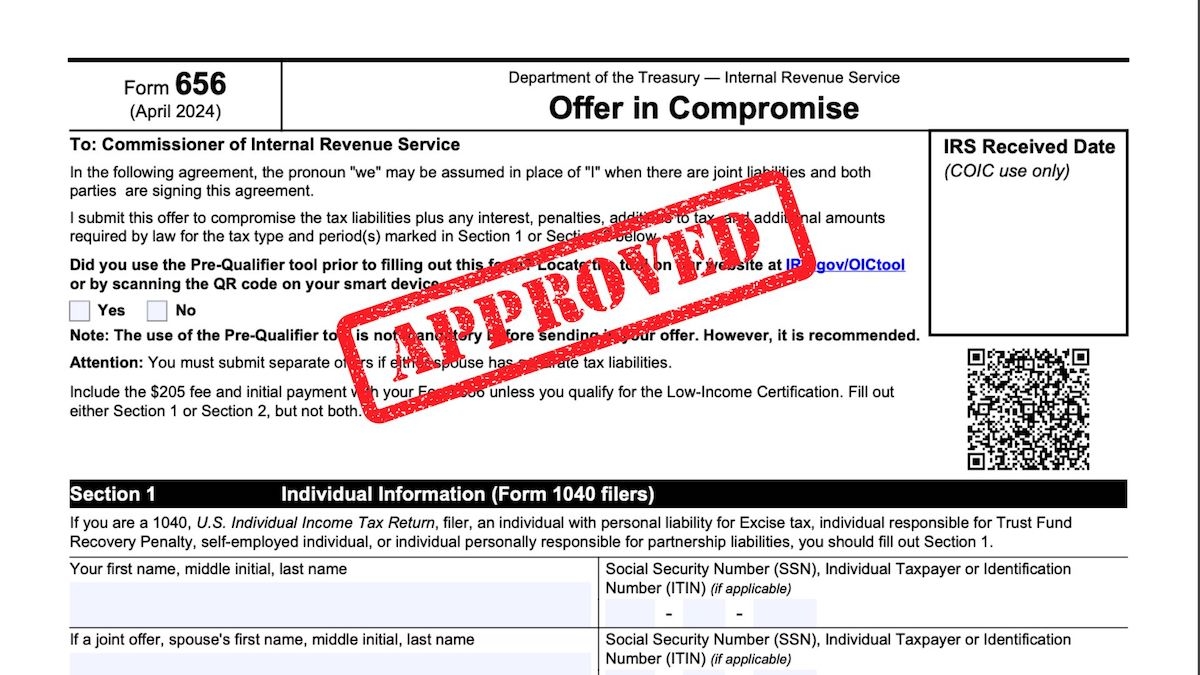 Irs Form 656 Booklet