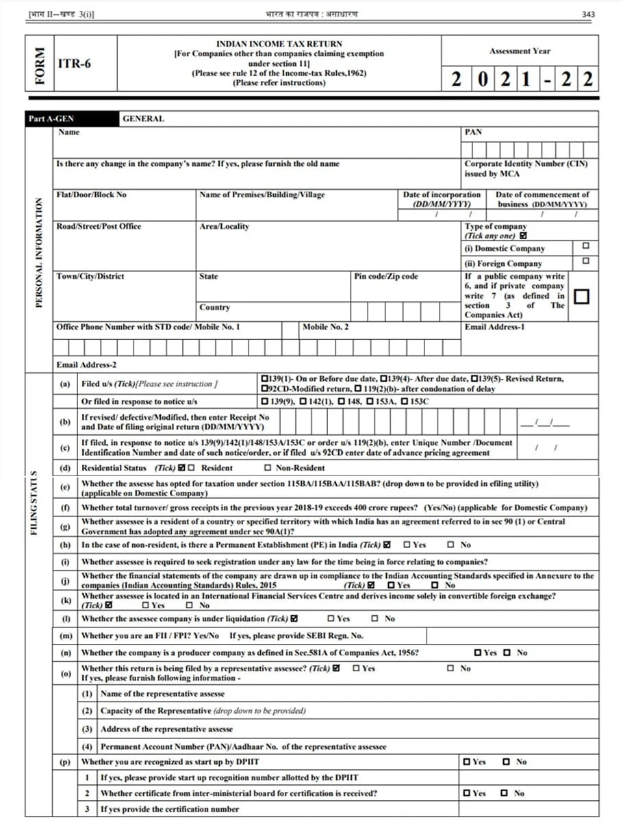 What Is ITR 6 Form How To File ITR 6 Form Tax2win