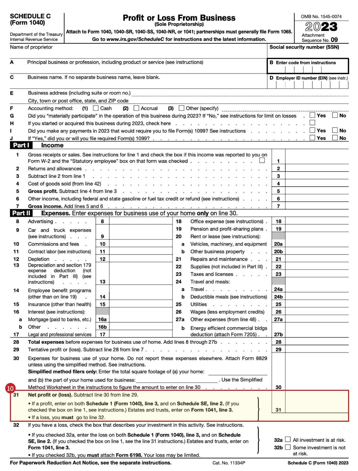 Irs Tax Form 2023