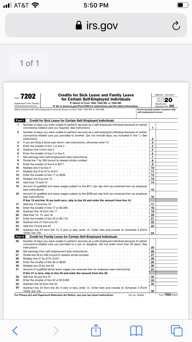 Printable Form 7202 2020