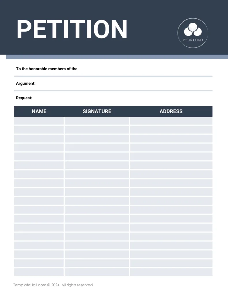 10 Free Petition Templates Word Google Doc PDF 