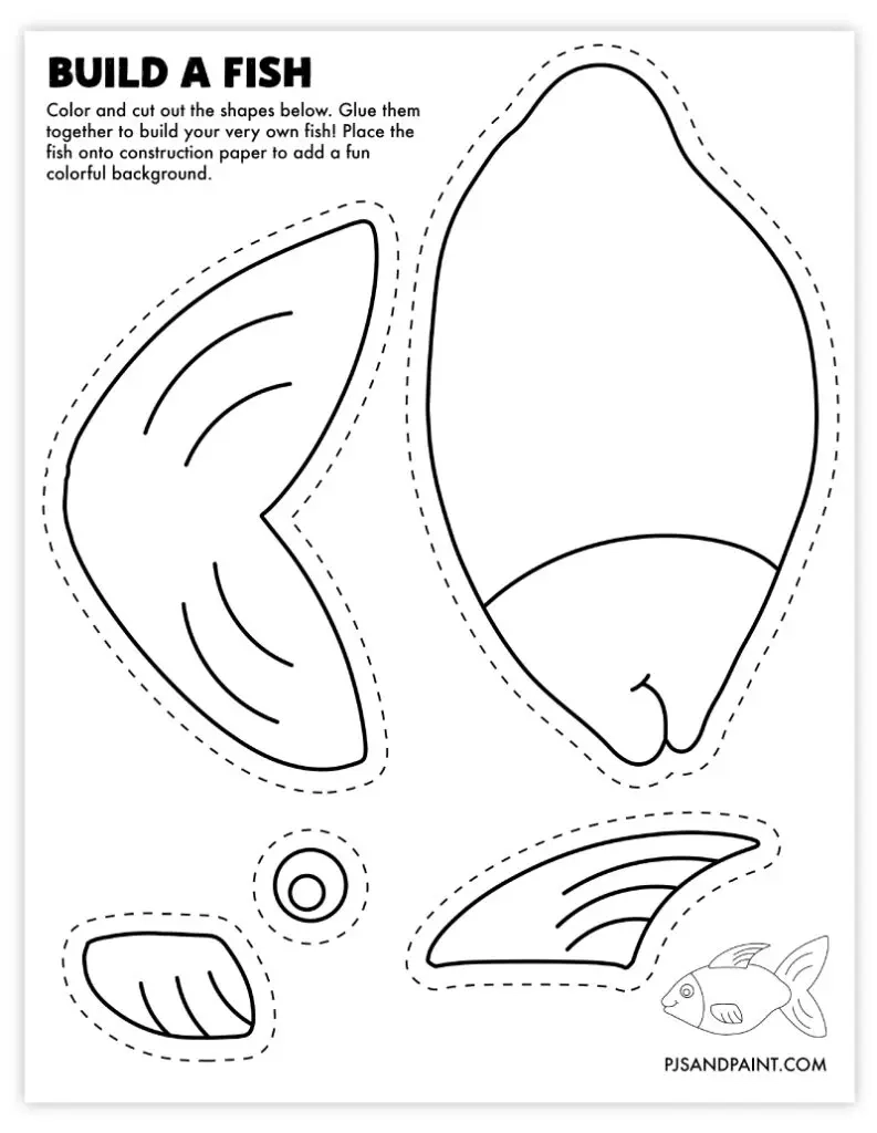109 Free Printable Build Your Own Crafts Pjs And Paint