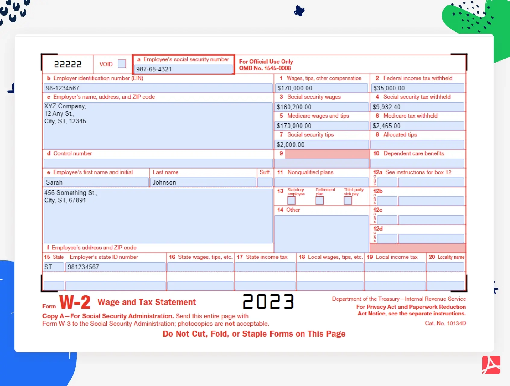 Printable W-8 Form 2024