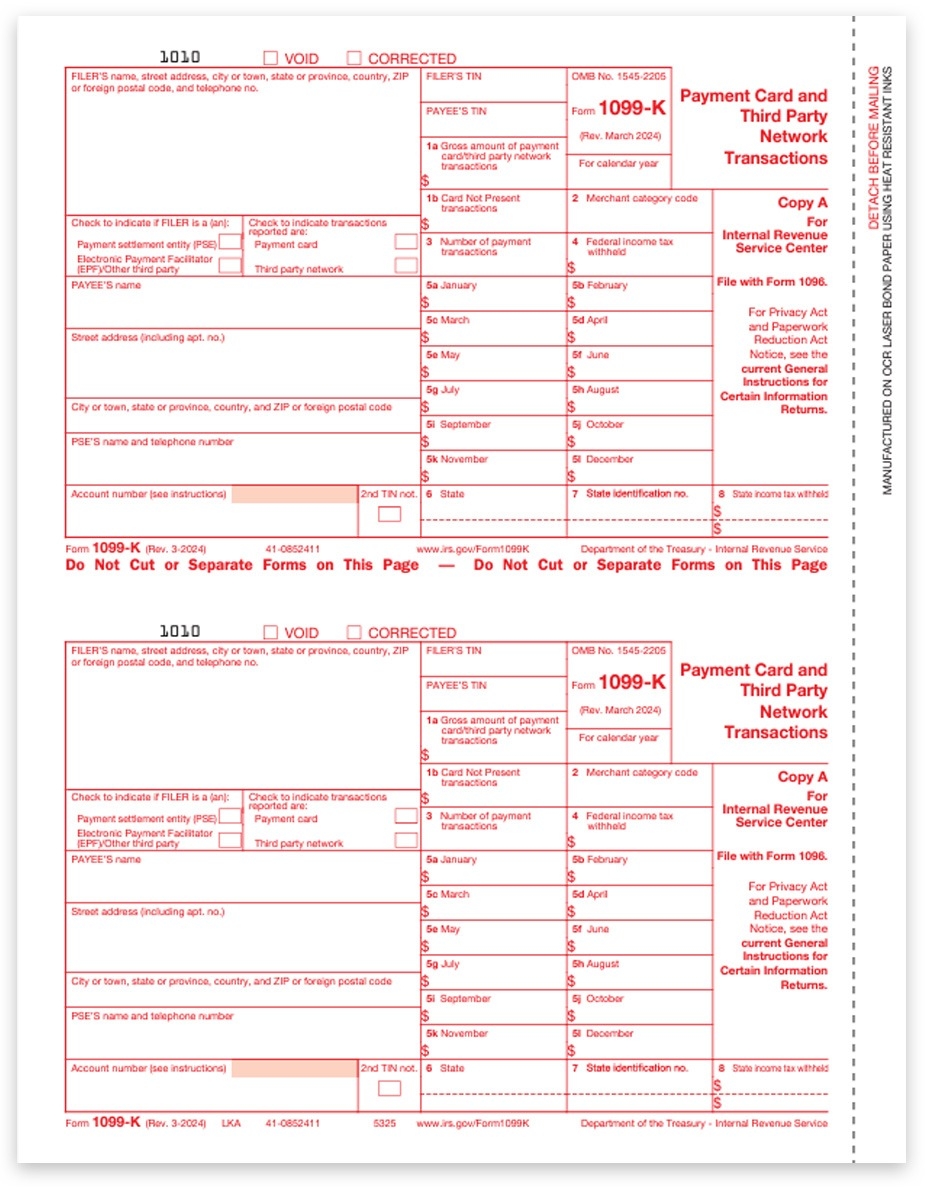 1099DIV Tax Forms Copy A Federal IRS DiscountTaxForms