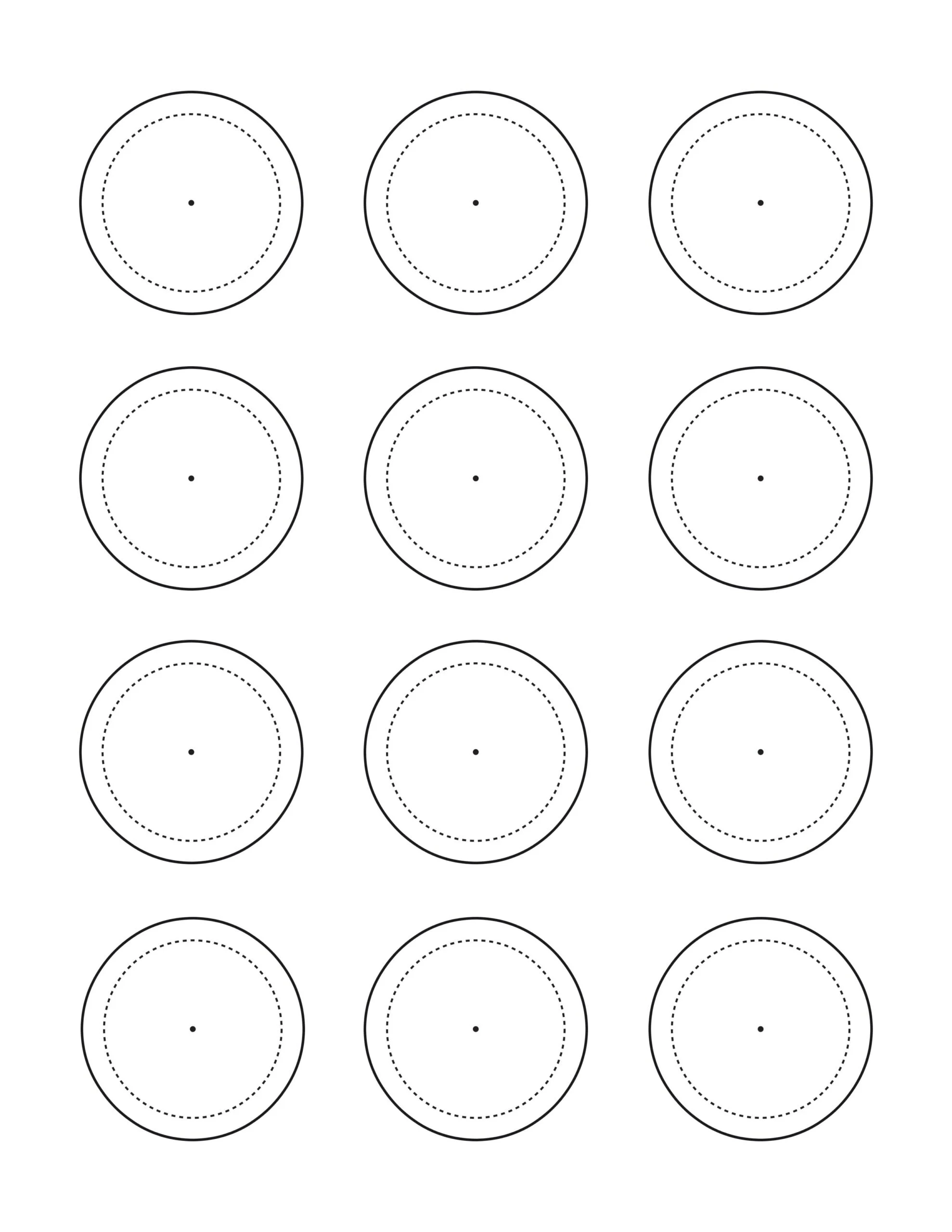 12 Inch Circle Pattern