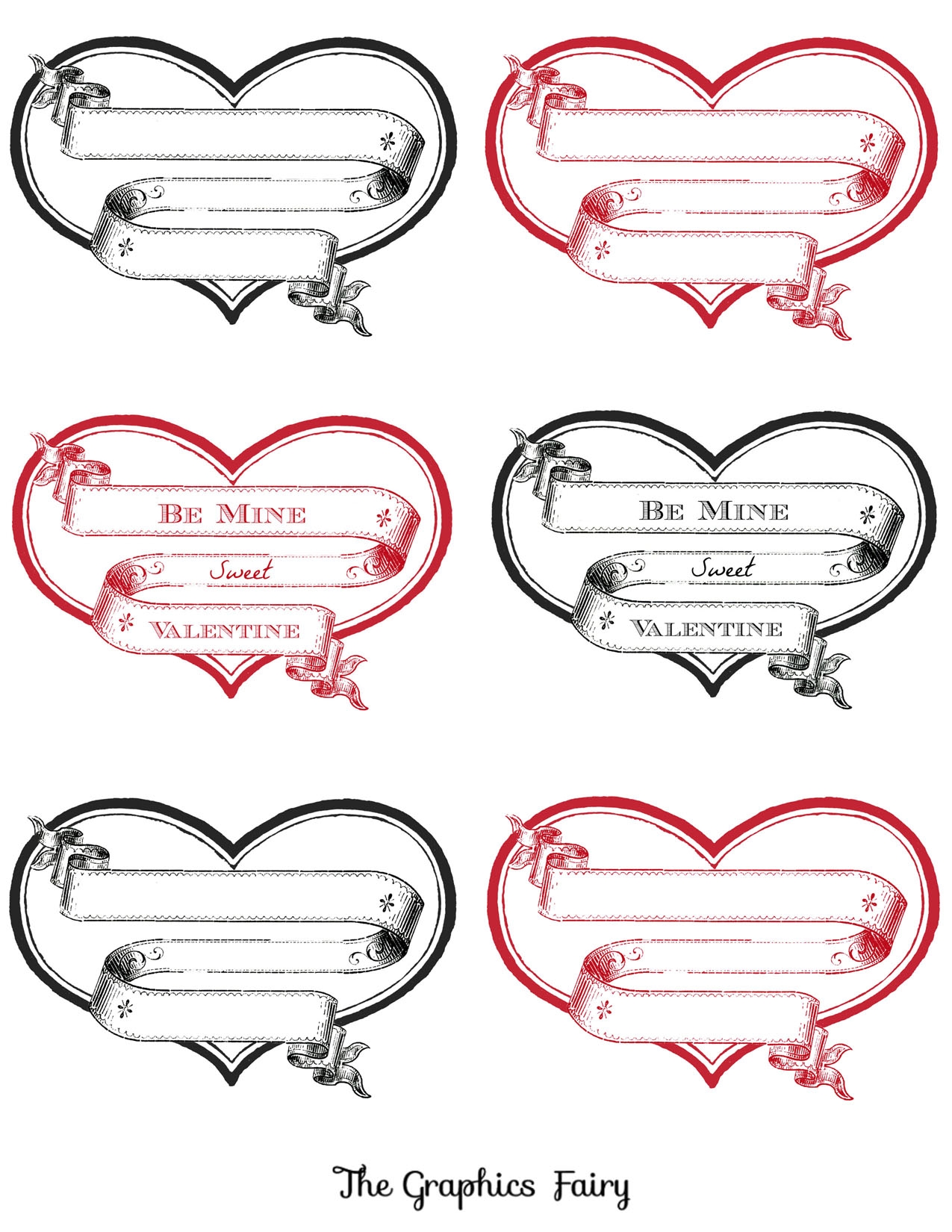 Valentine Template Printable