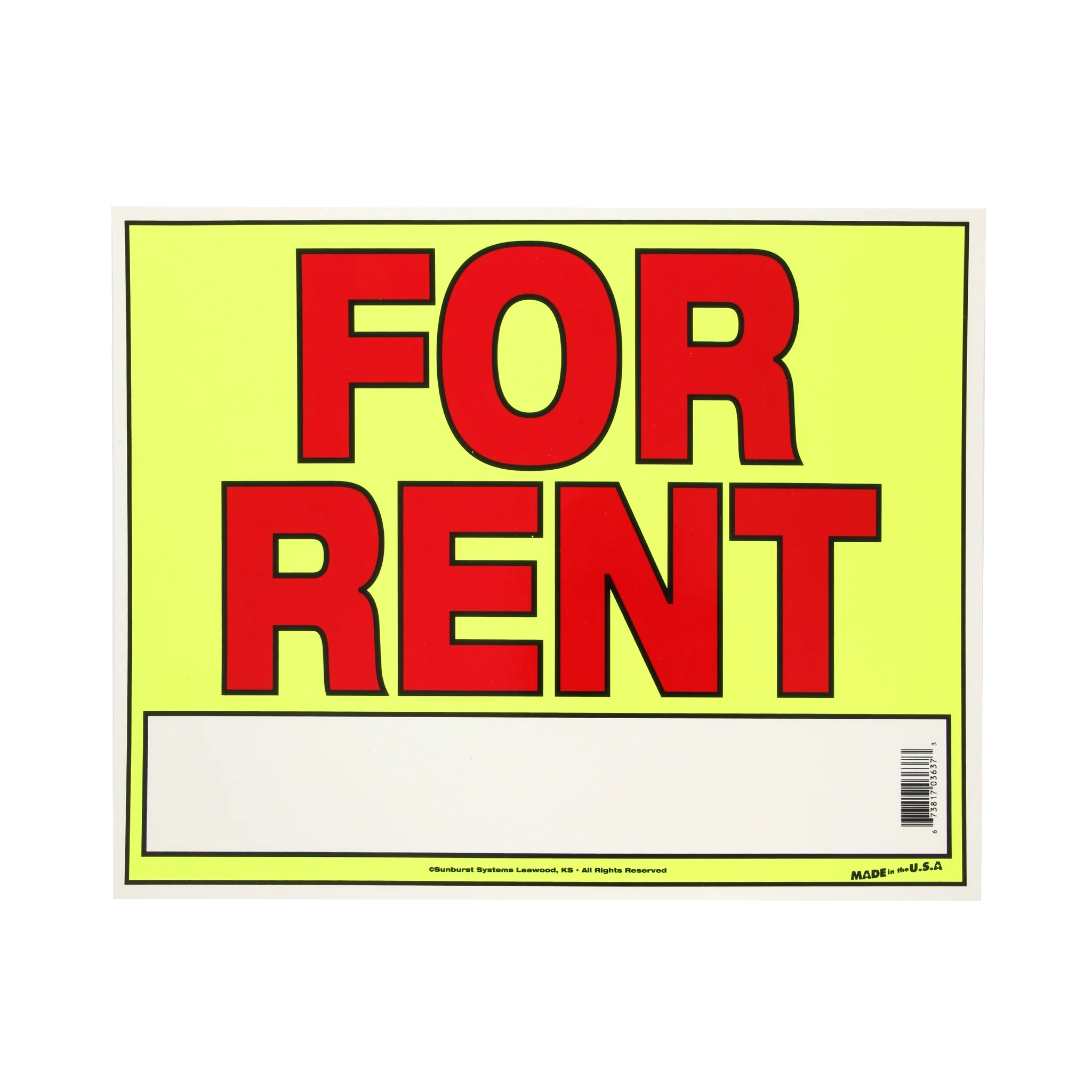 Free Printable For Rent Sign