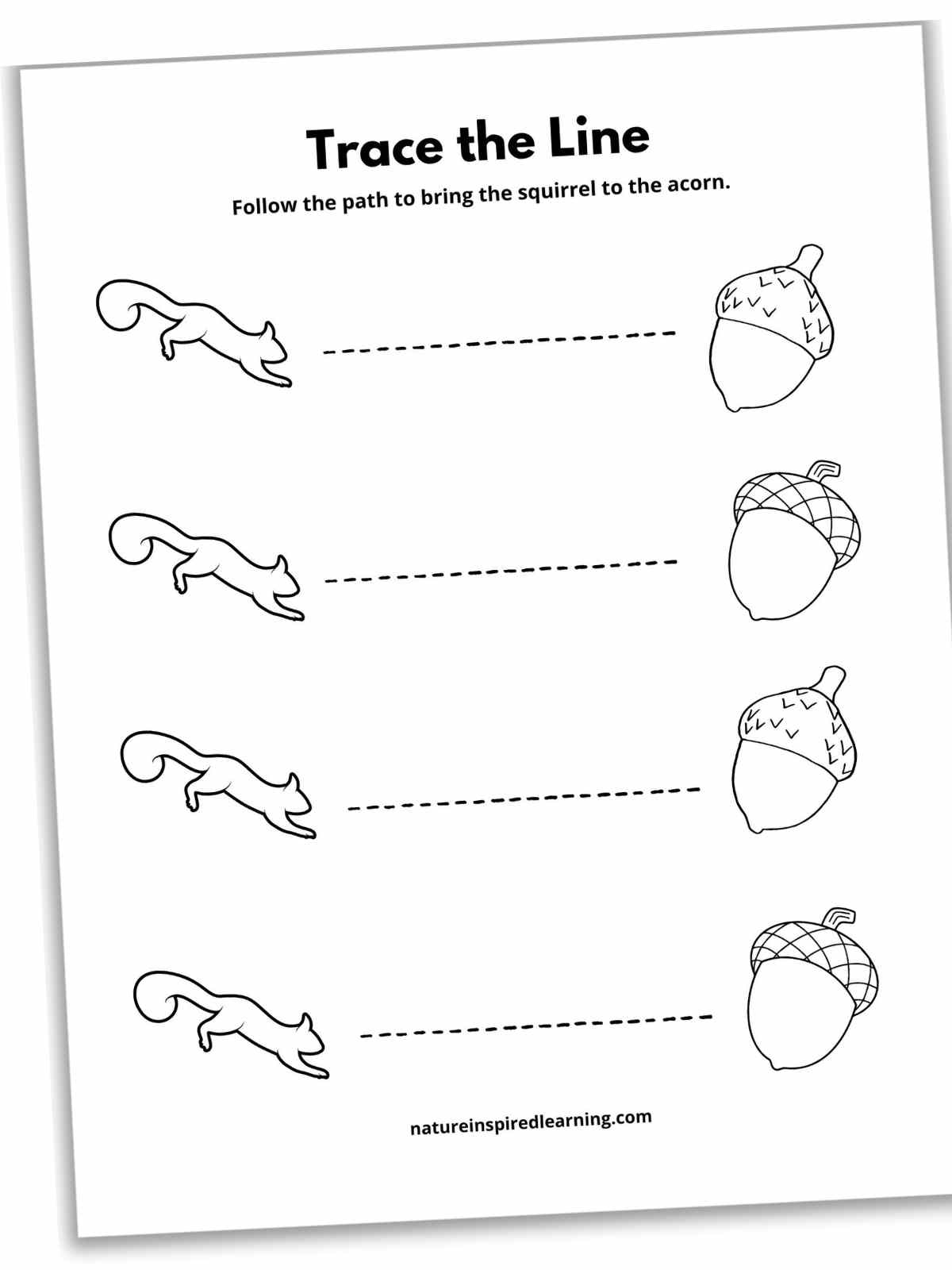 Printable Tracing Straight Lines Worksheets
