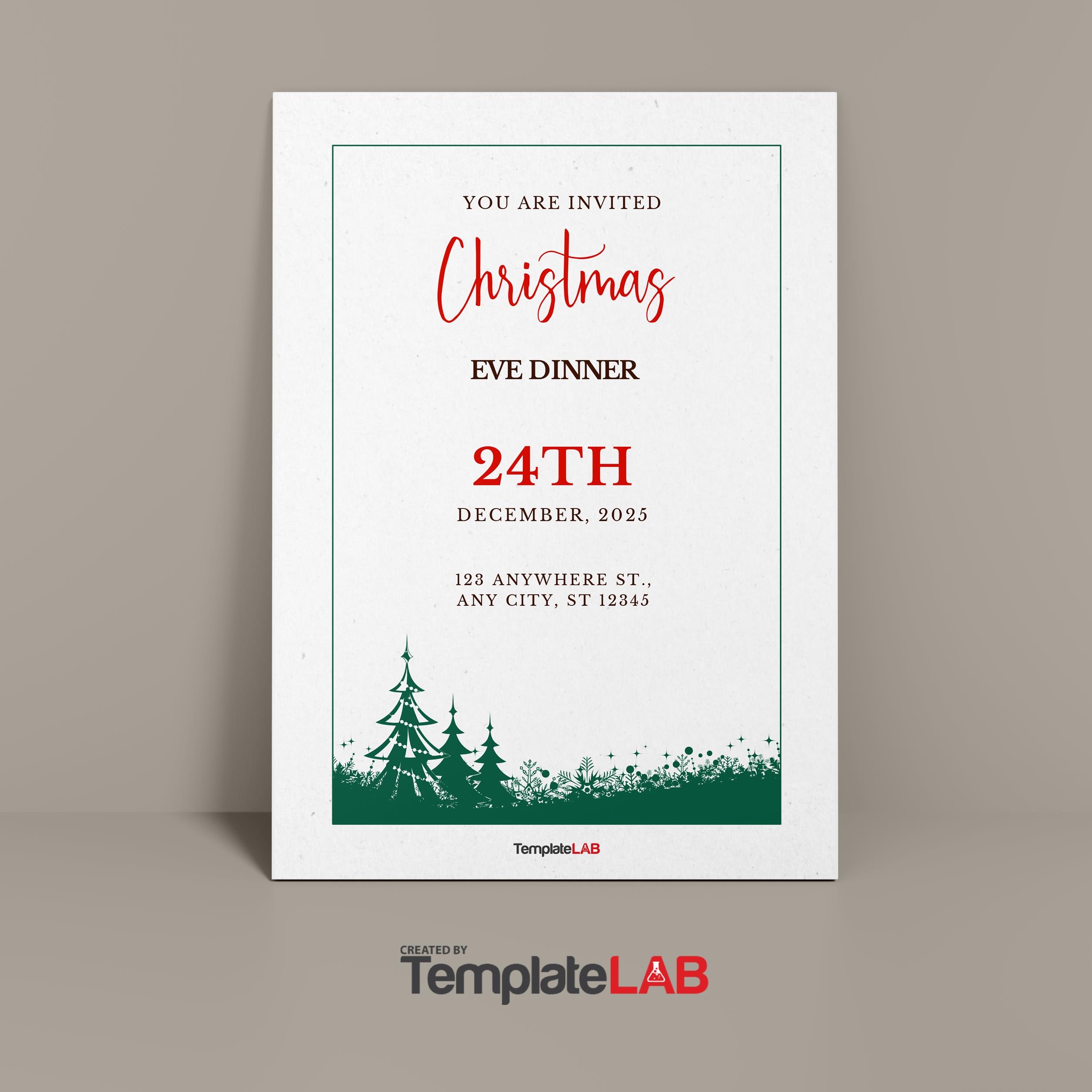 Free Printable Christmas Flyer Templates Word