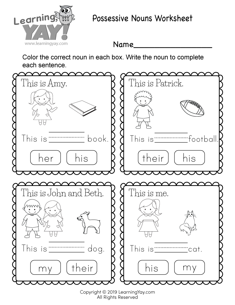 Worksheets Free Printable