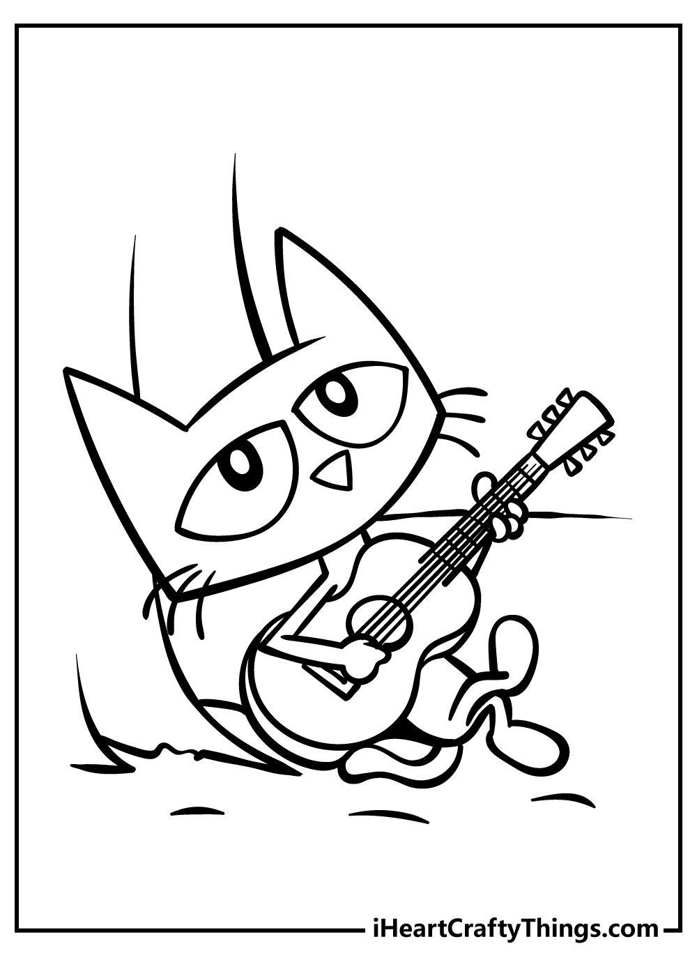 Free Printable Pete The Cat Template