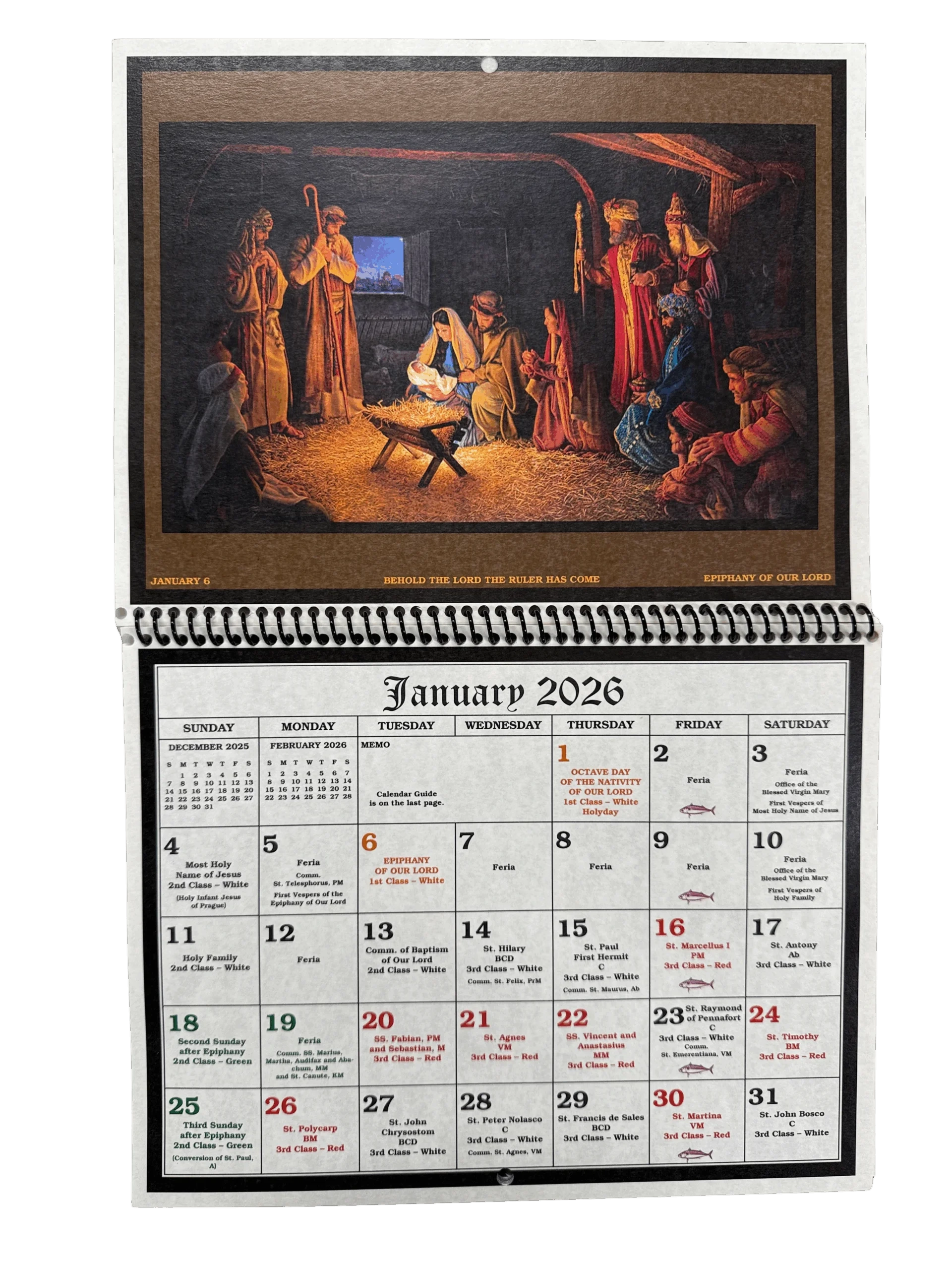 2026 Liturgical Calendar Printable