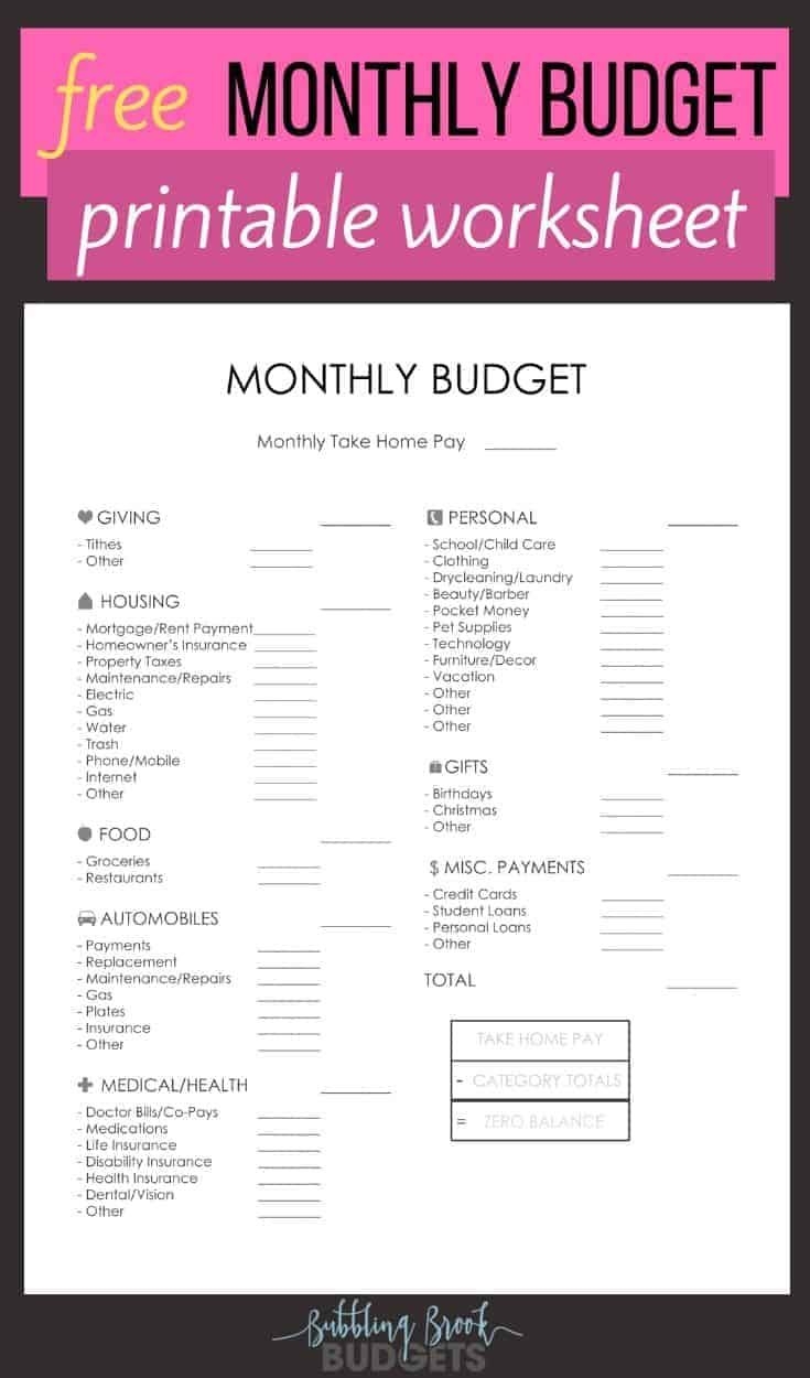 25 Awesome amp Free Dave Ramsey Budgeting Printables That ll Help 