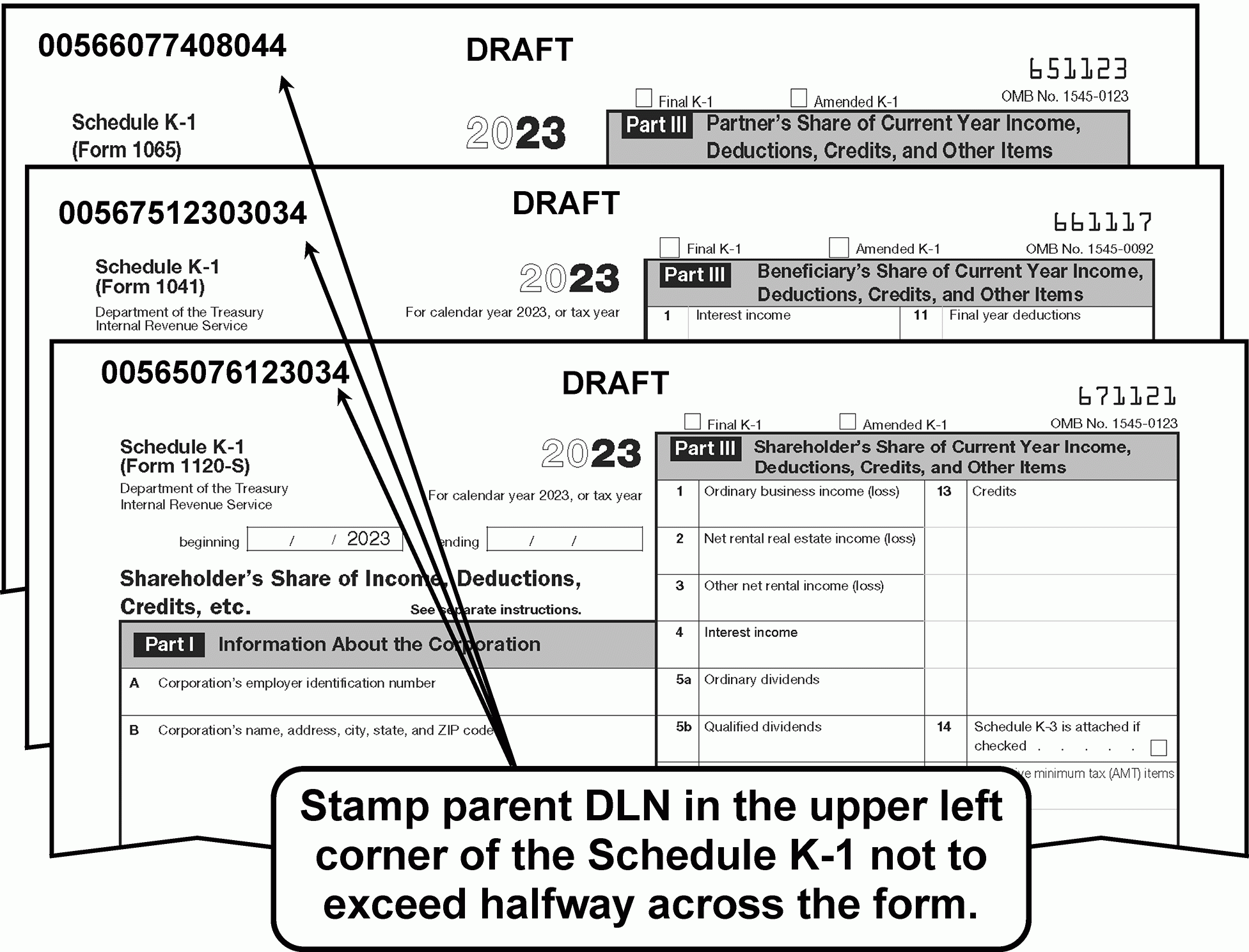 Irs Form Numbers