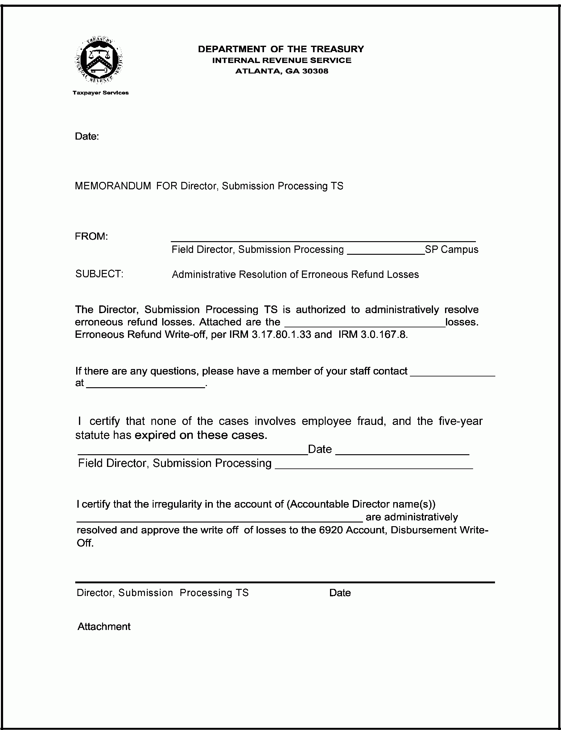 3 17 80 Working And Monitoring Category D Erroneous Refund Cases 