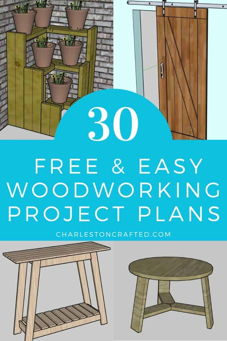 30 Free Easy Woodworking Project Plans