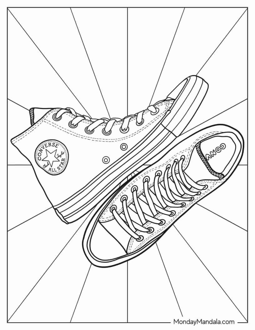 Printable Shoes Template
