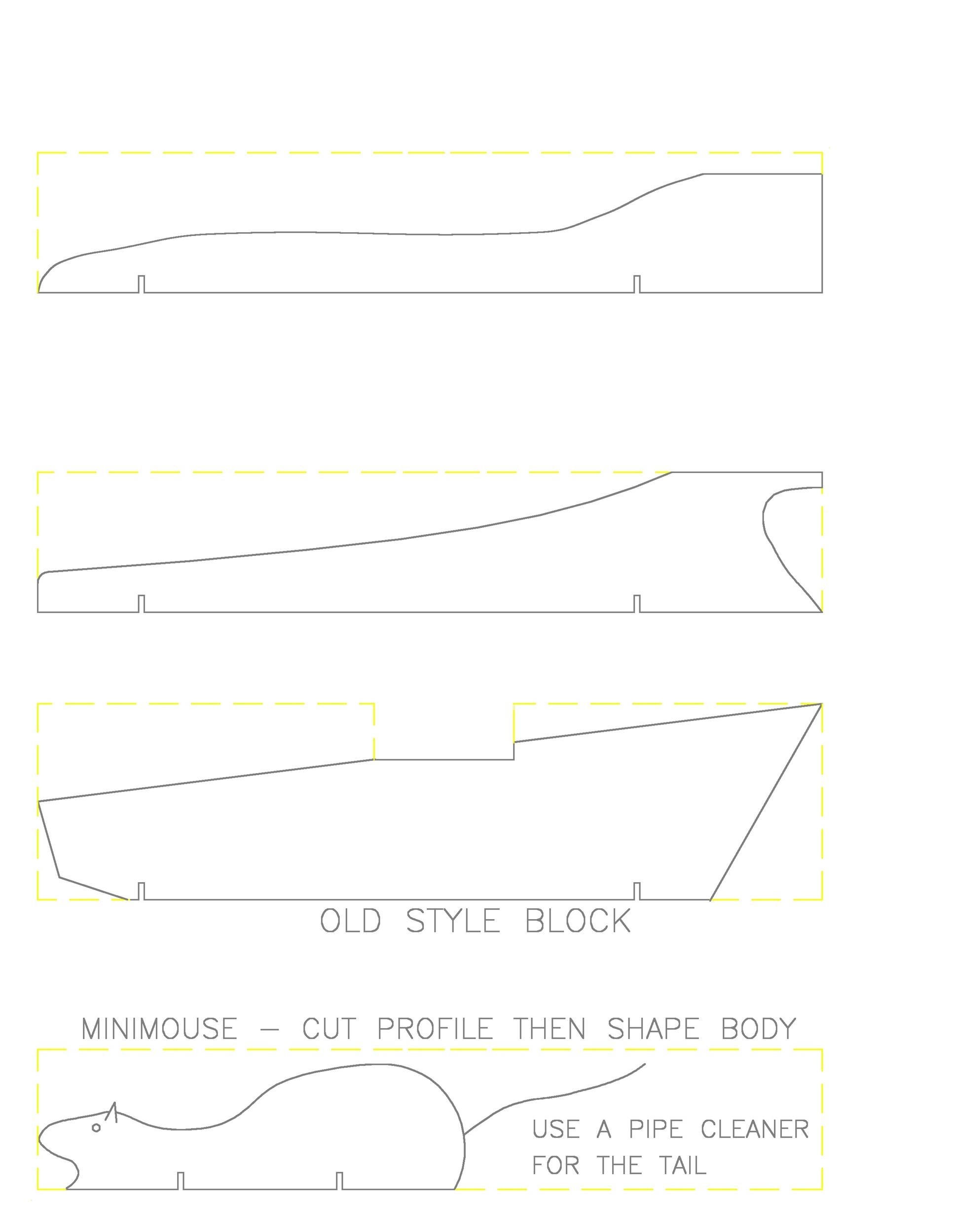 Pinewood Derby Template Printable