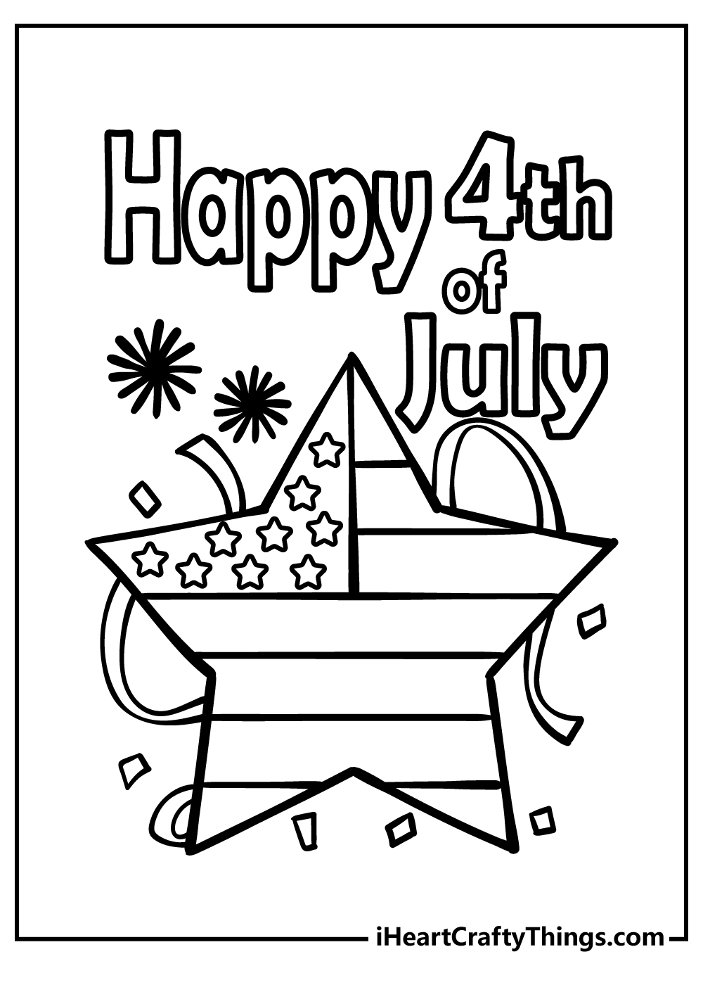 July 4th Free Printable Templates