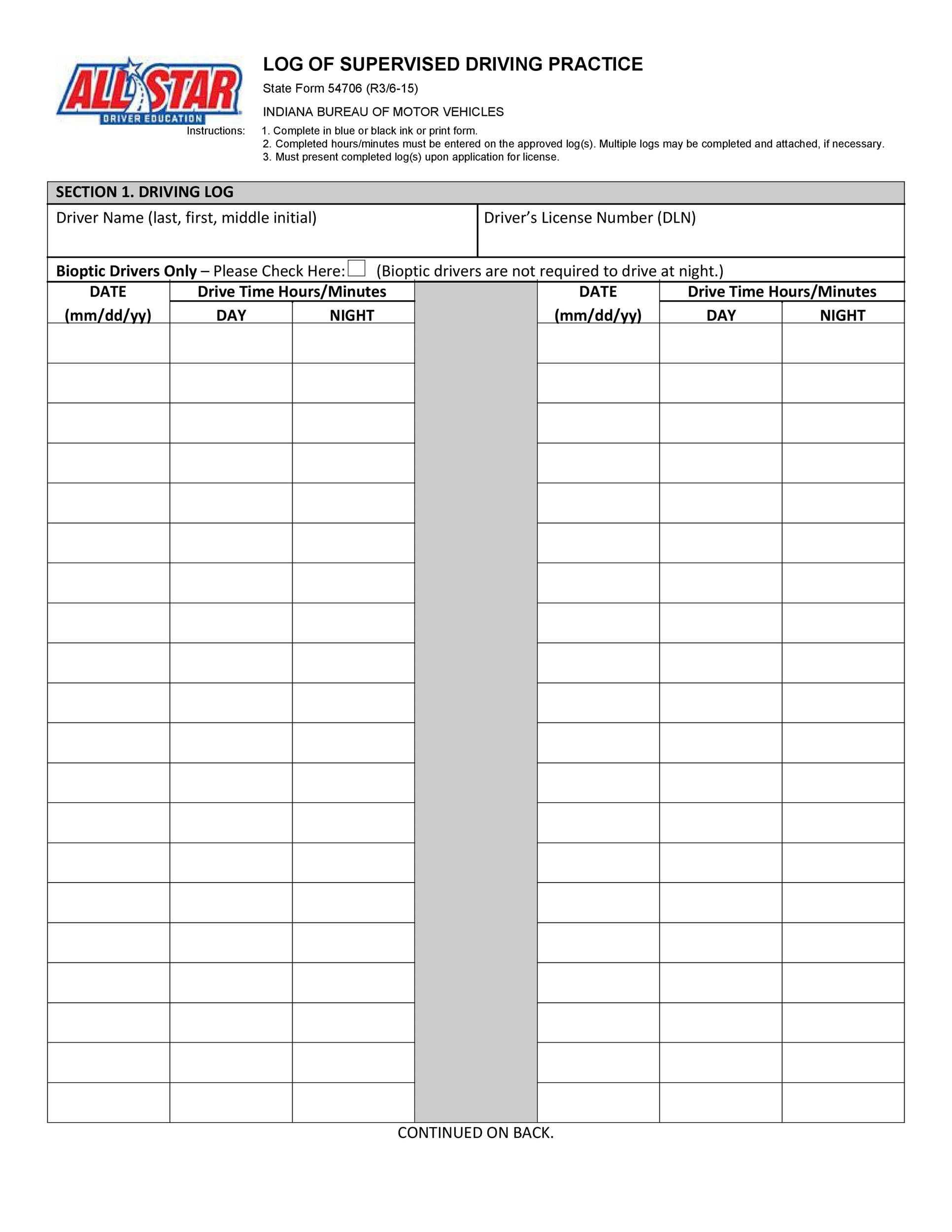 50 Printable Driver s Daily Log Books Templates amp Examples 