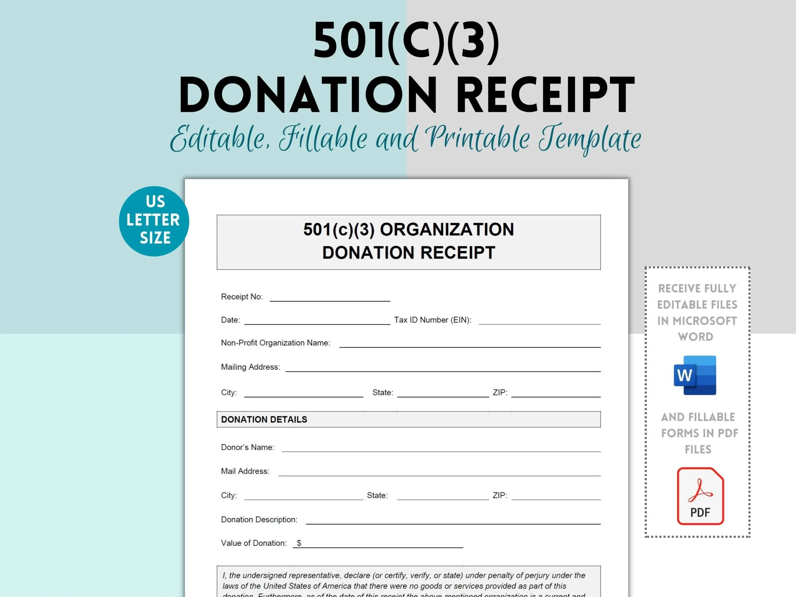 Printable 501 C 3 Application