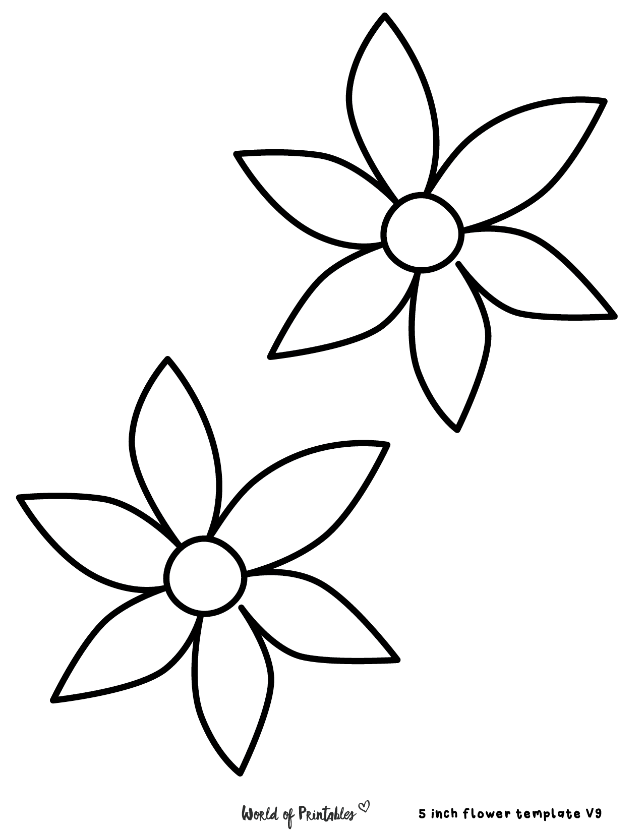 Templates Flowers Printable