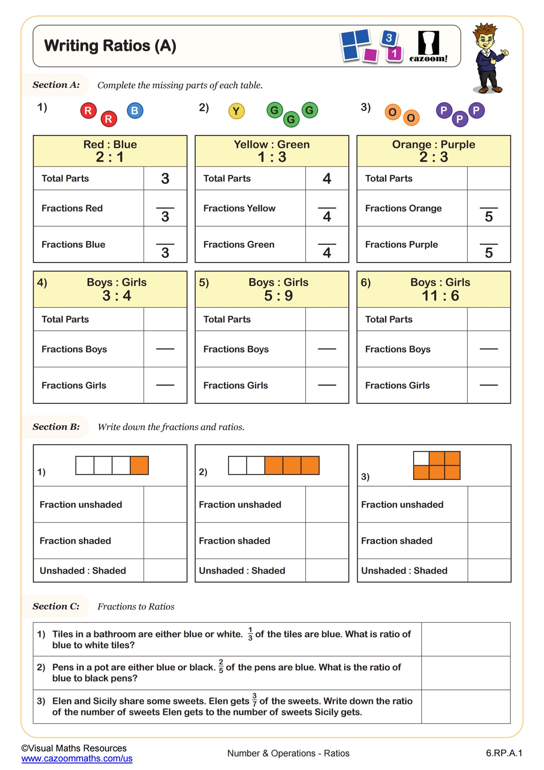 6th Grade Worksheets Printables Free