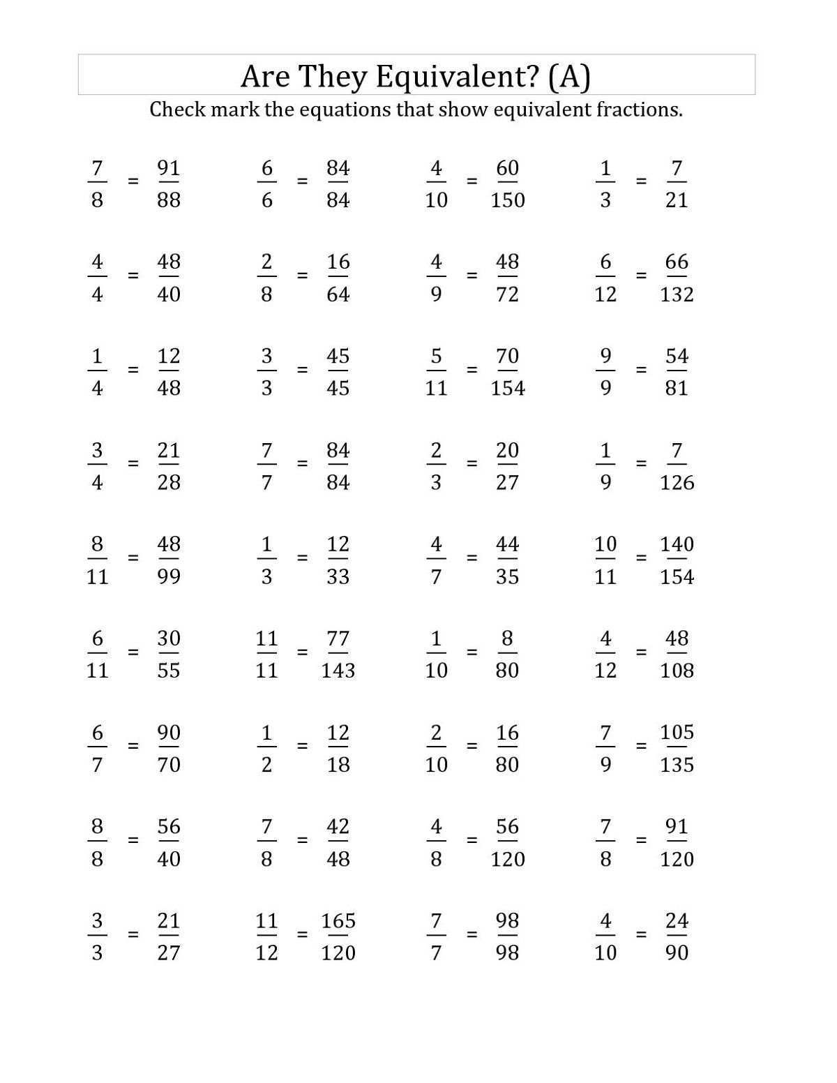 6th Grade Worksheets To Print Fractions Worksheets Algebra 