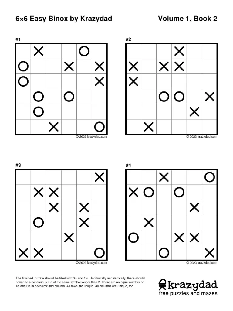 Kenken Krazydad Free Printable Puzzles