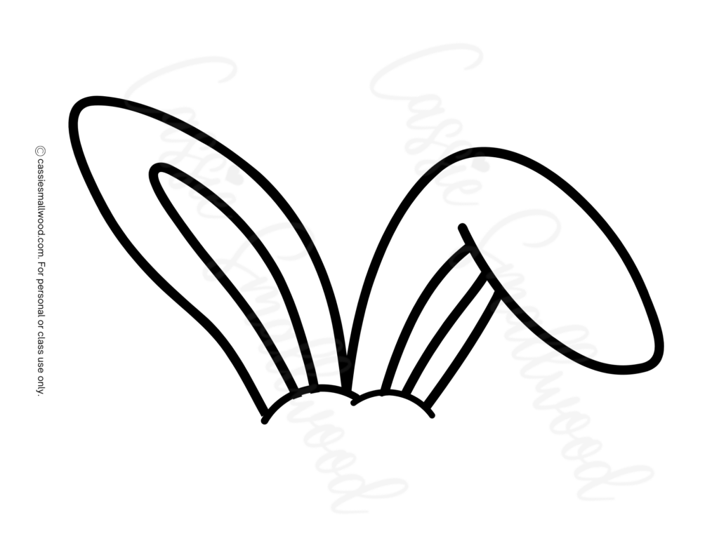 Bunny Ears Template Free Printable