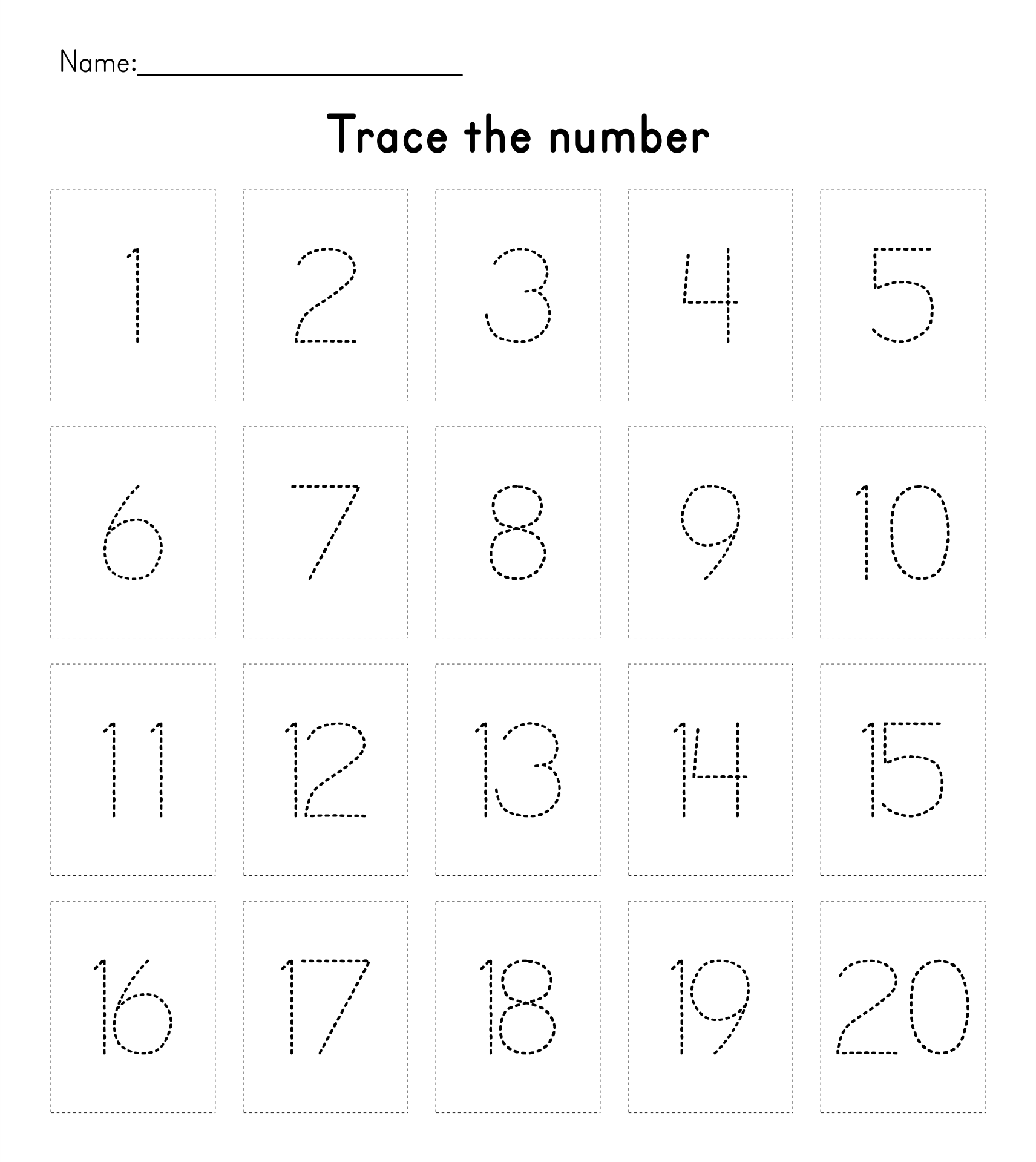 Printable Prek Worksheets