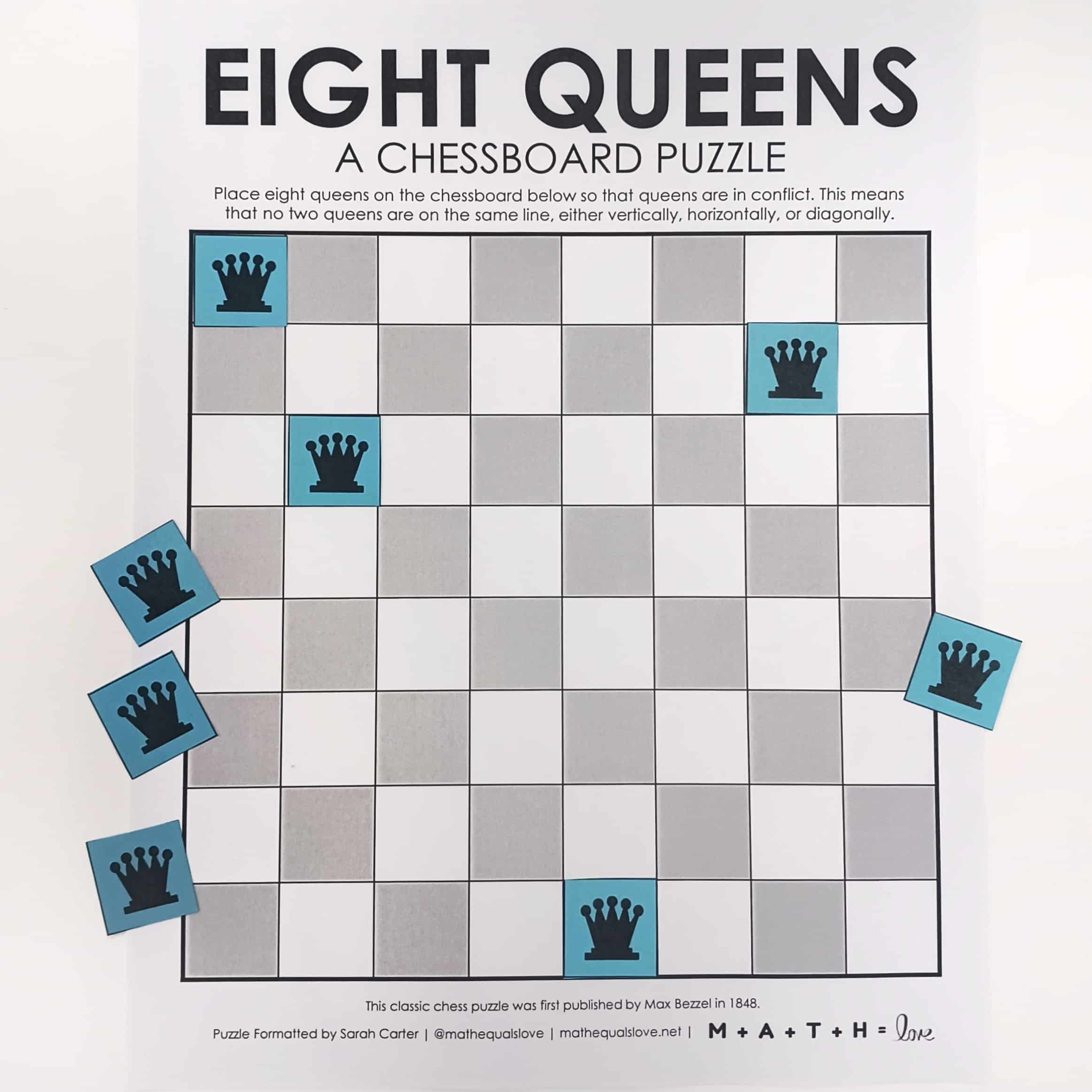 Chess Puzzles For Kids Free Printable