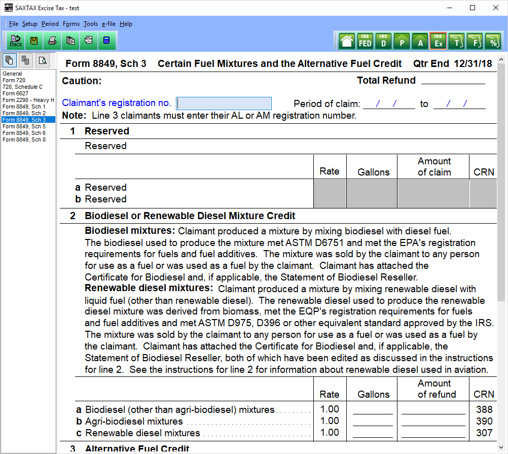 Form 8849 Schedule 2