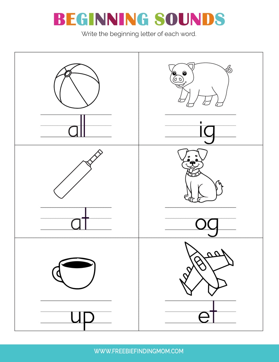 Kindergarten Printable Worksheets