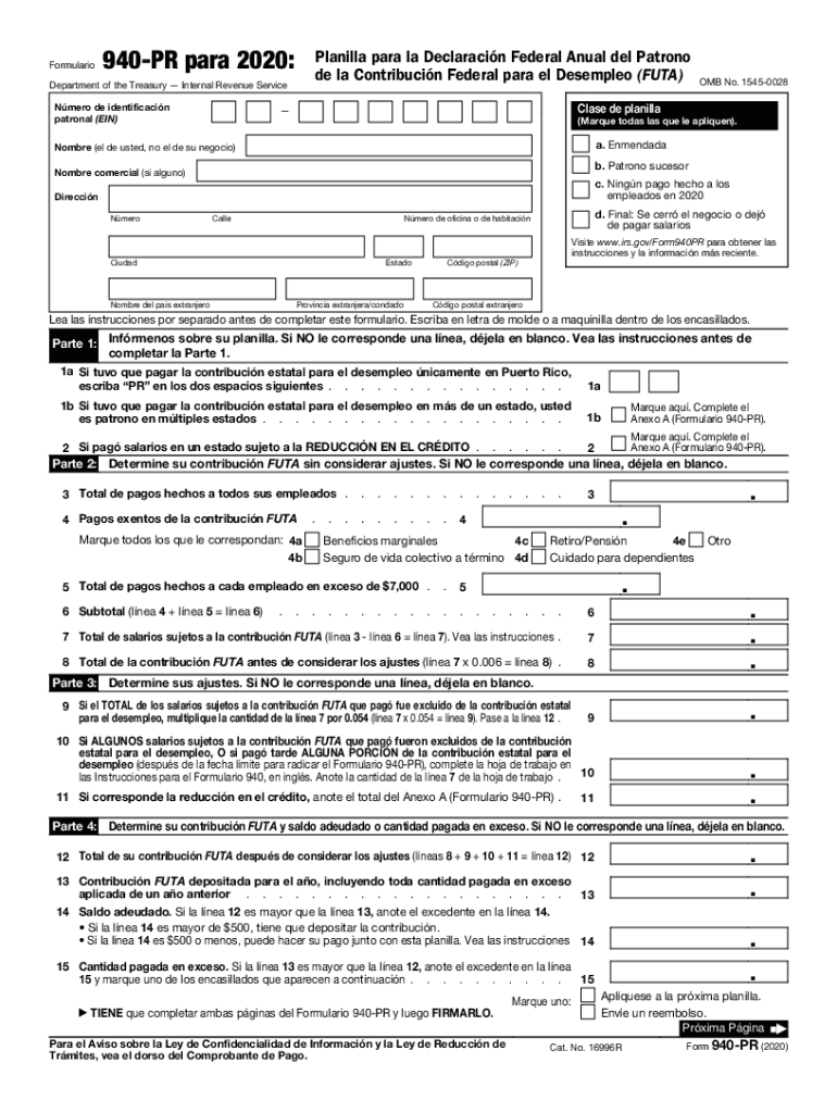 Irs Form 940 2023