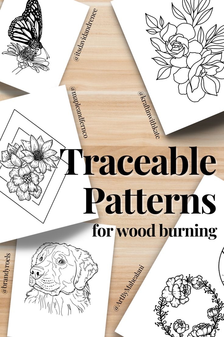 Printable Wood Burning Templates