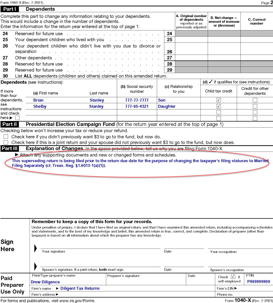 Illinois Form 1040x 2022