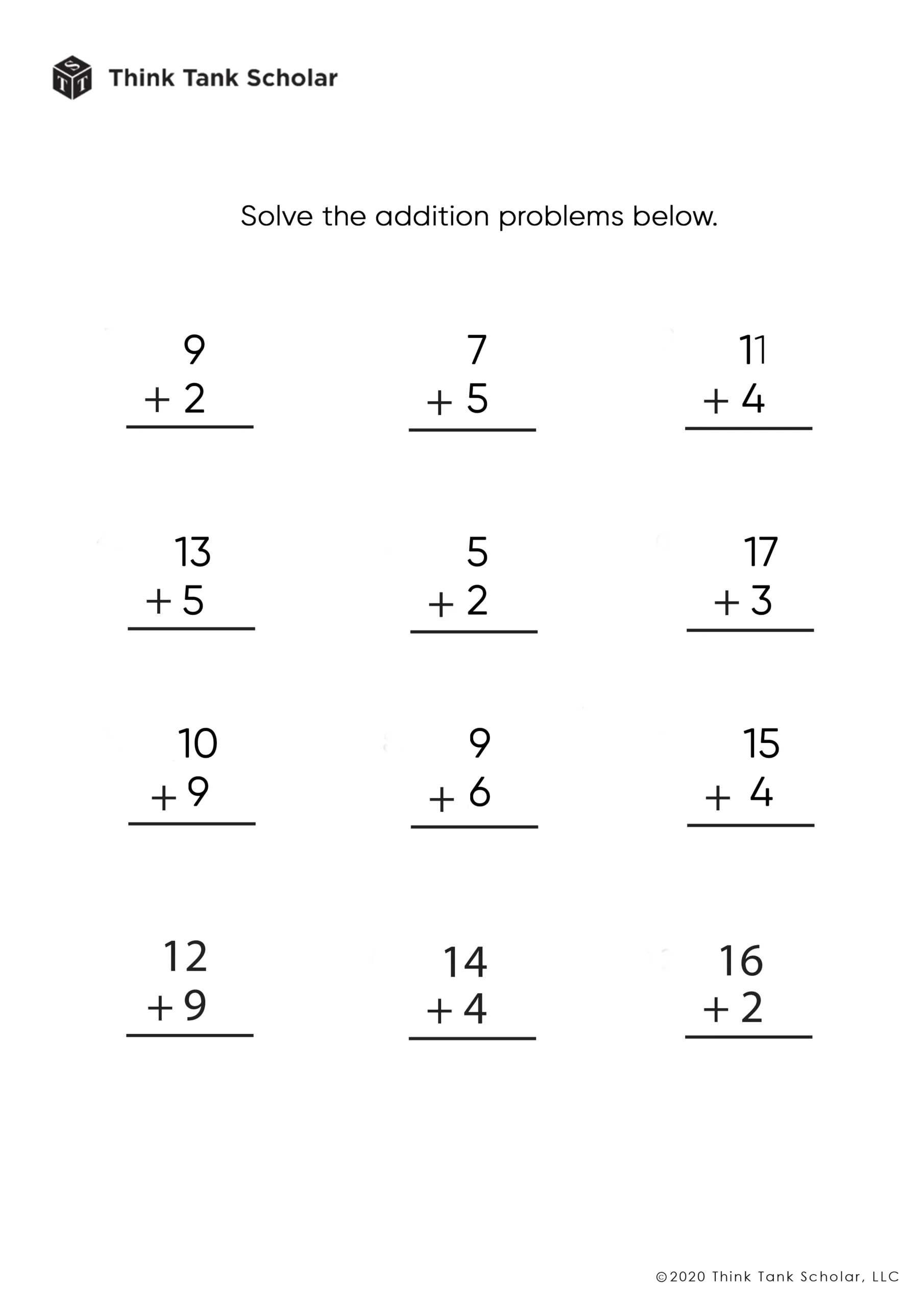 Math Worksheets Printable Pdf