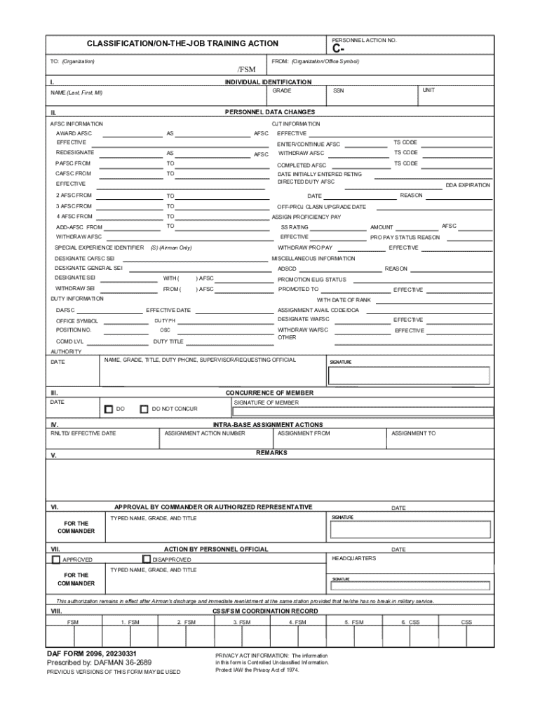 Af 2096 Fill Out amp Sign Online DocHub