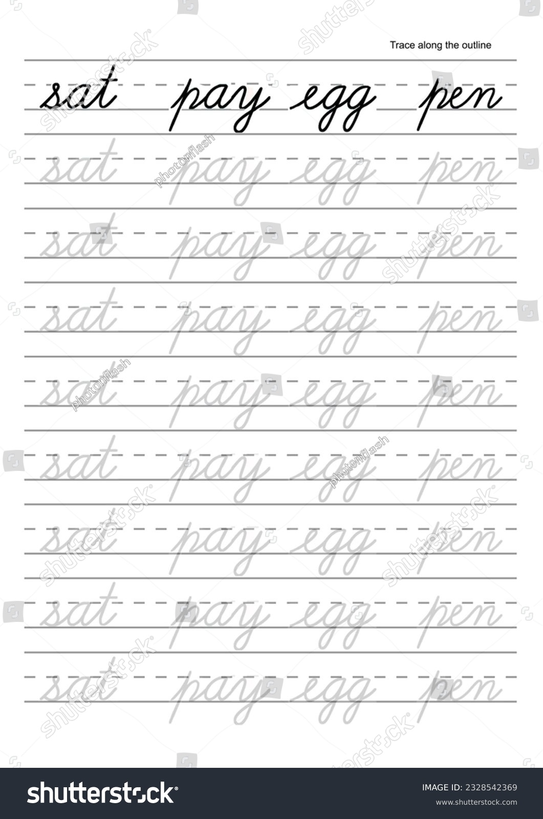 Free Printable Cursive Worksheets For Teens