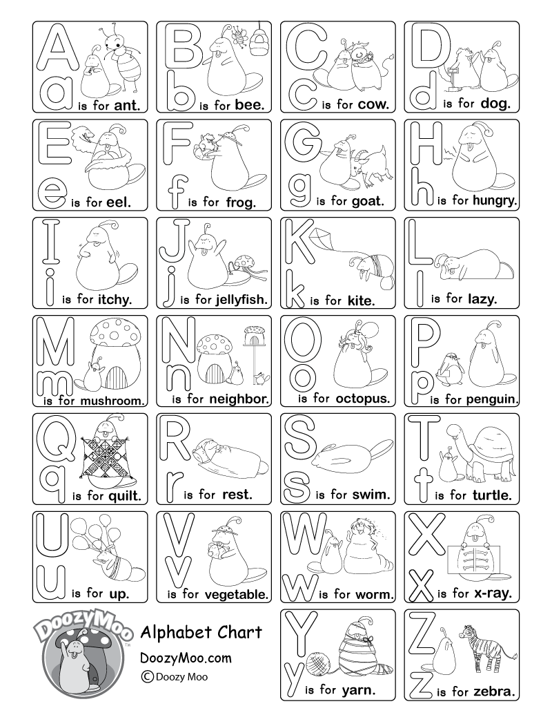 Printable Abc Worksheets For Preschoolers