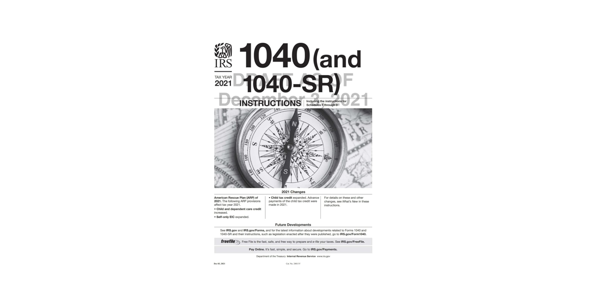 Amazon 1040 And 1040 SR Insturctions Tax Year 2021 