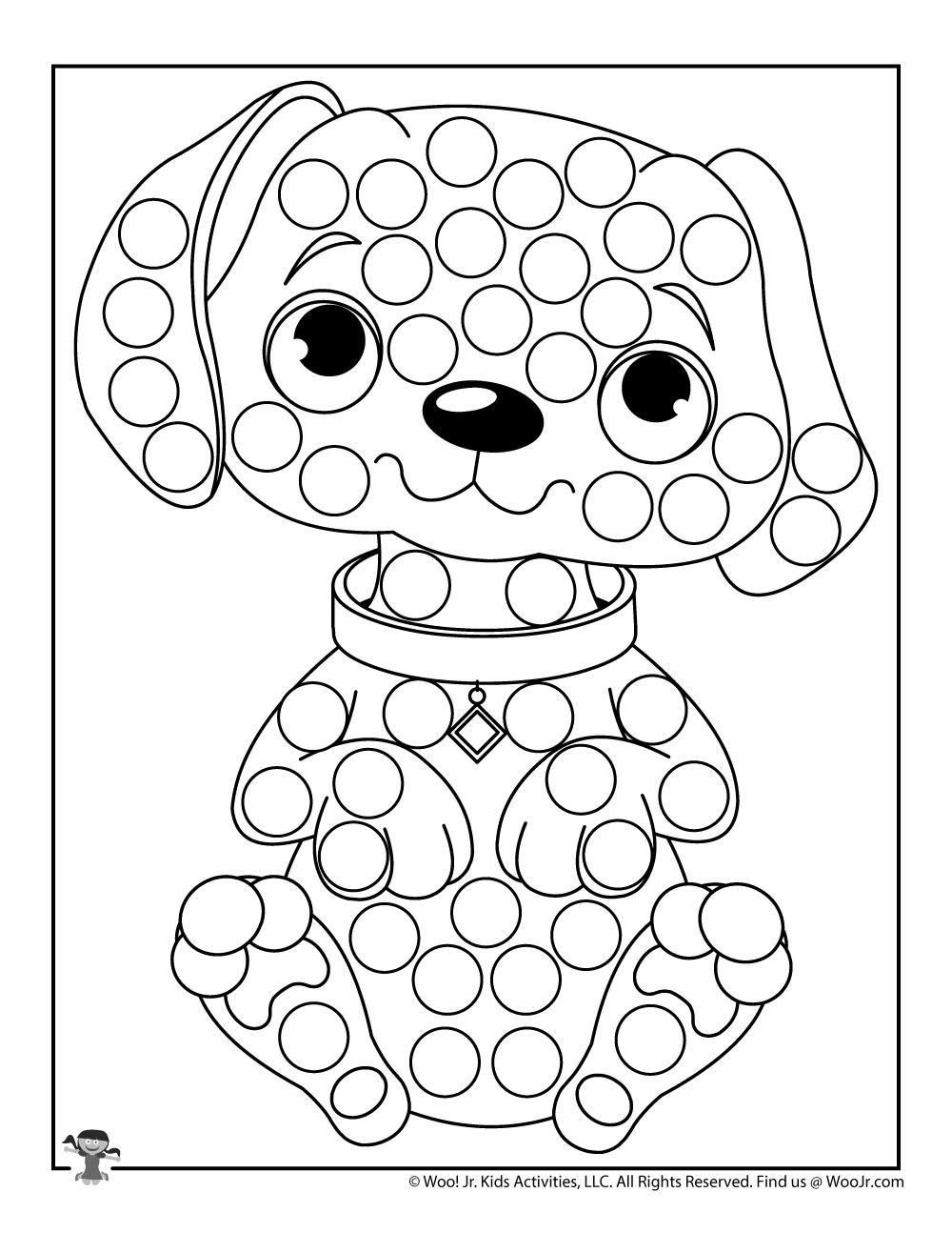 Dot Coloring Sheets Free Printable