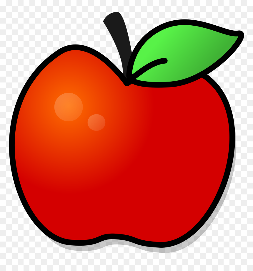 Apple Cliparts Transparent Tumblr Red Apple Template Printable 