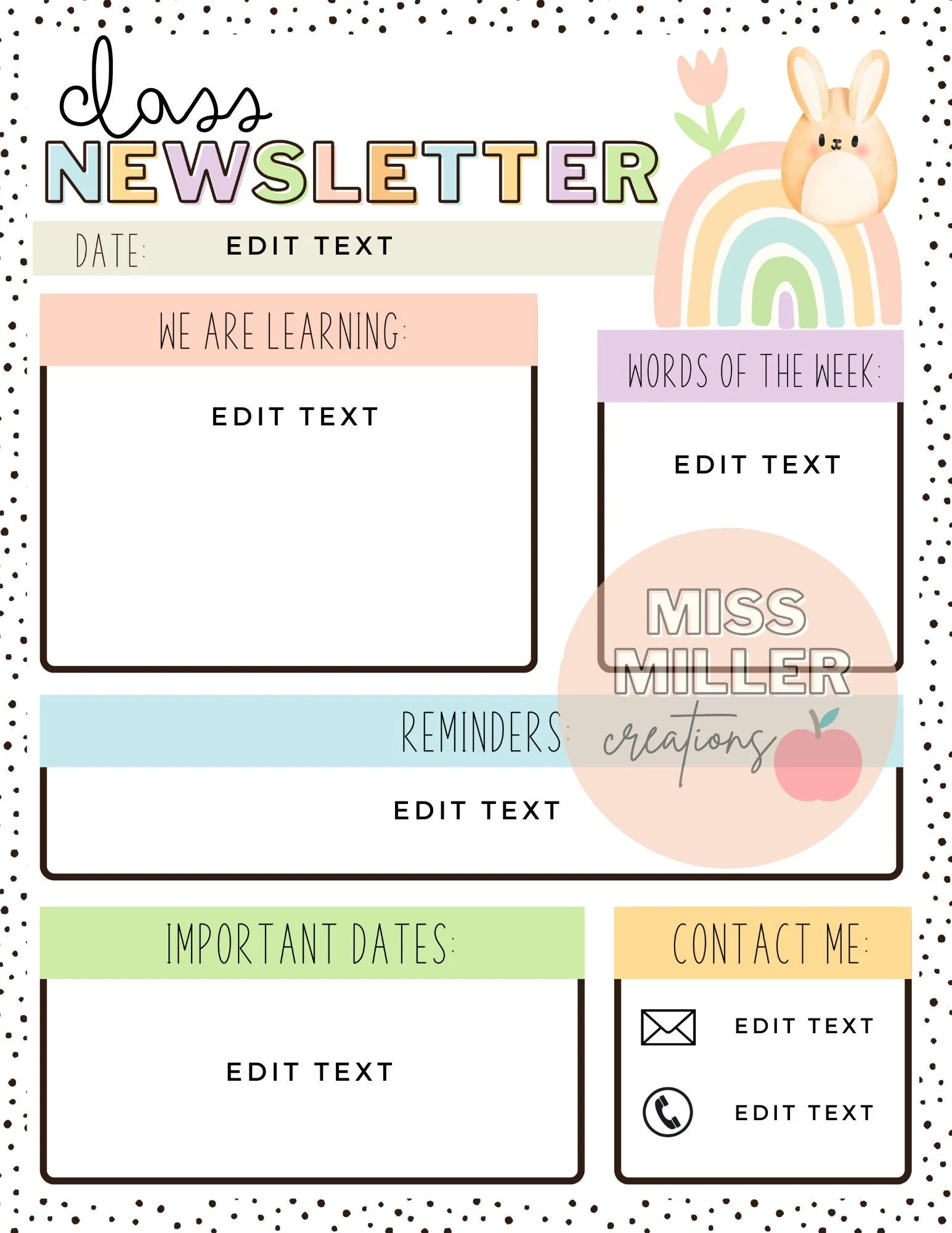 Free Printable Newsletter Templates