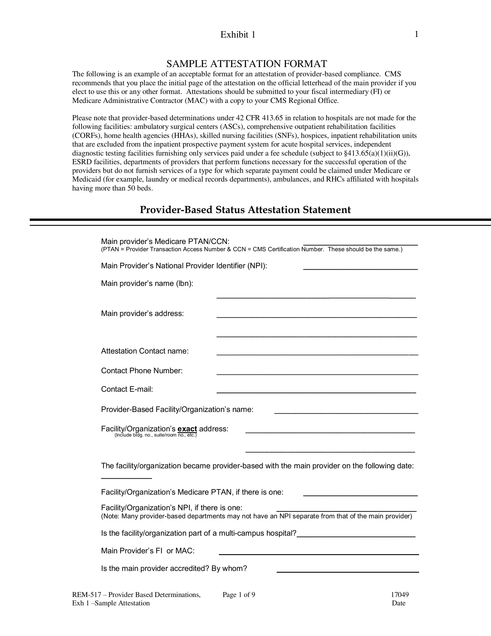 Cms R 131 Form Download