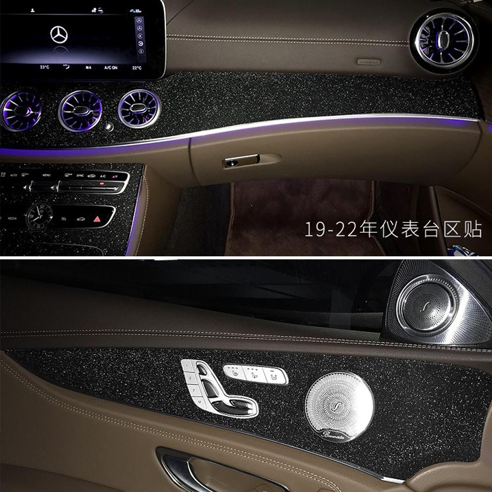 Auto Styling 5D Carbon Faser Auto Interior Center Konsole Farbe ndern Form Aufkleber Aufkleber F r Mercedes E Klasse W213