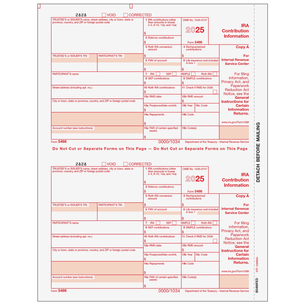 What Is Irs Form 5498