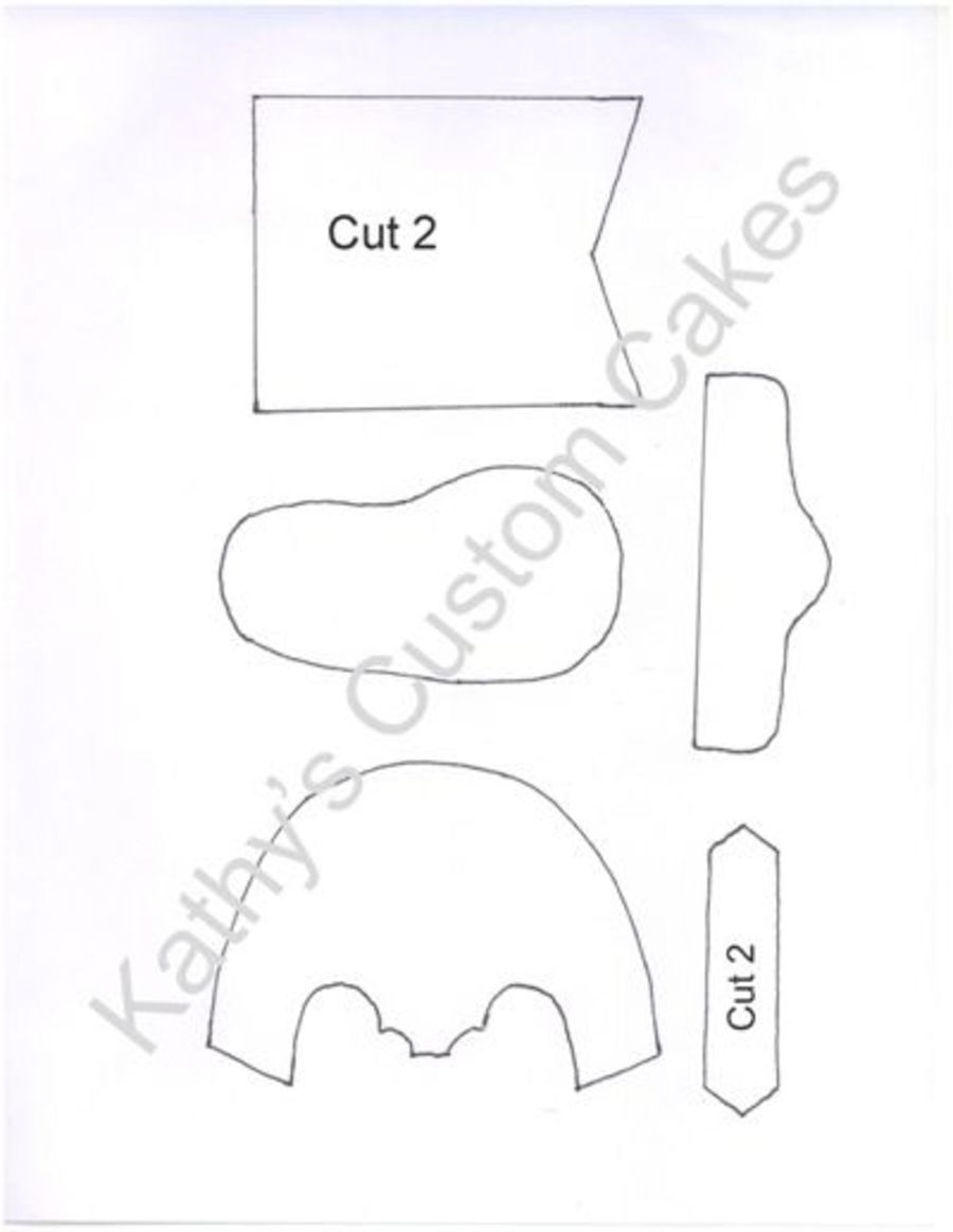 Cowboy Boot Printable Template