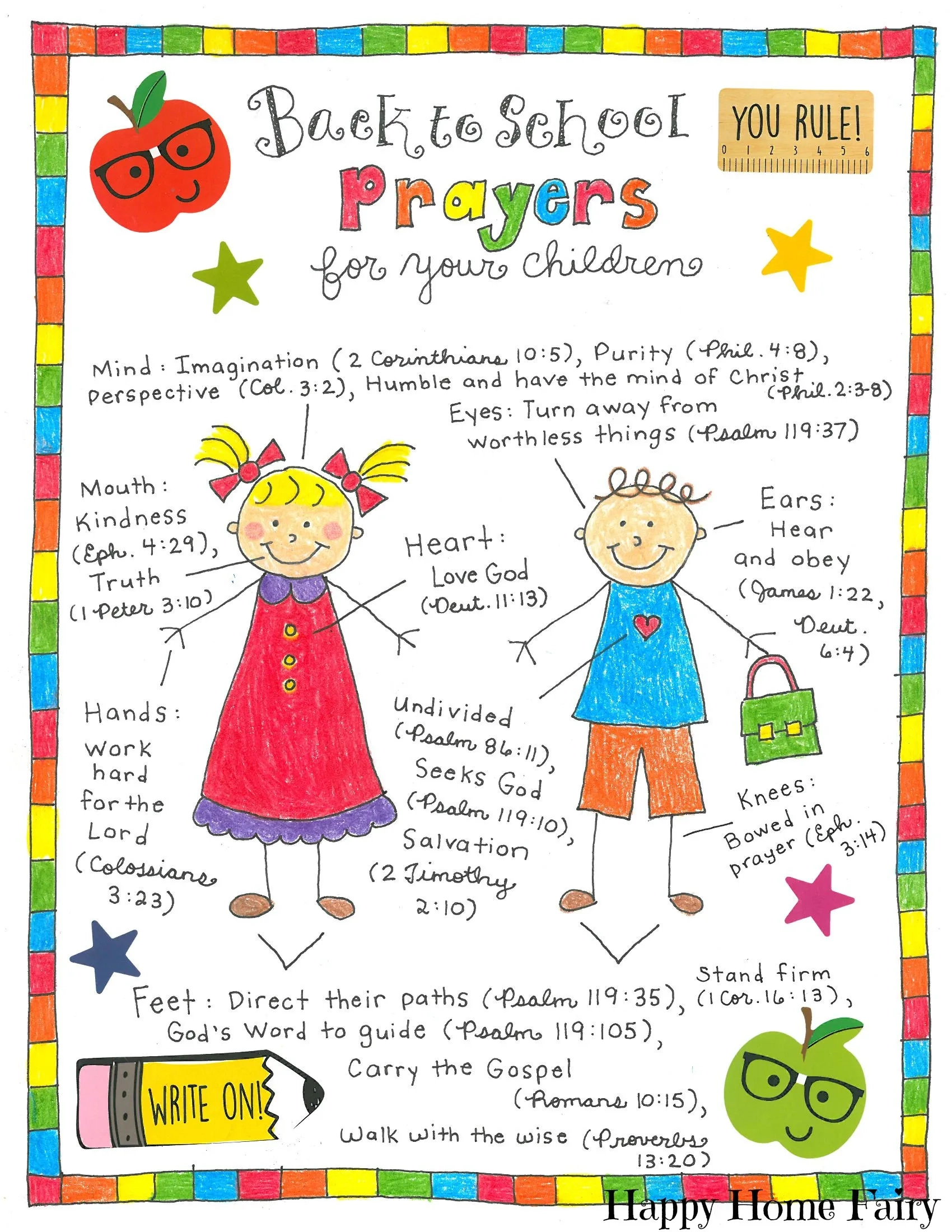 Free Printable Prayers For Kids